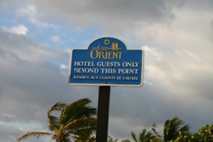 Club Orient Sign